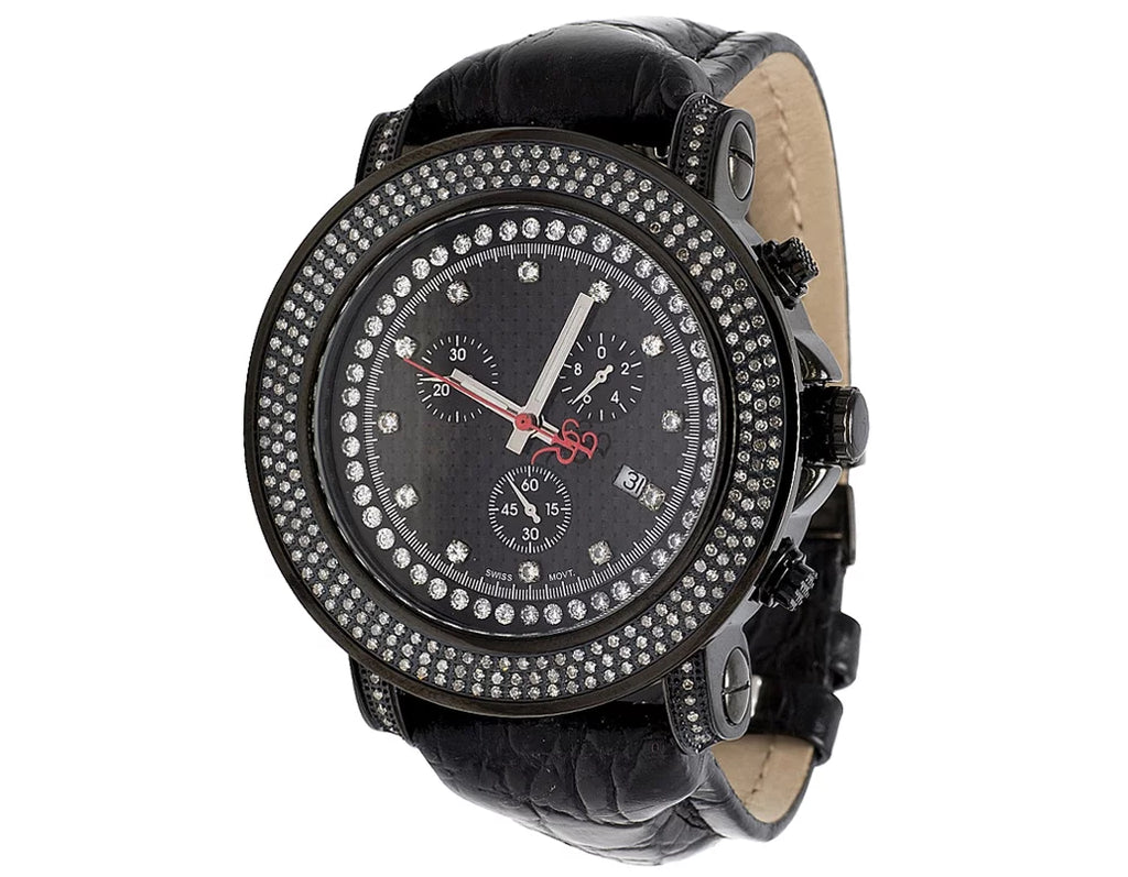 2.5 Joe PVD Ct Rodeo Junior Joe Watch Diamond Black Mens JJU3 50MM Rodeo