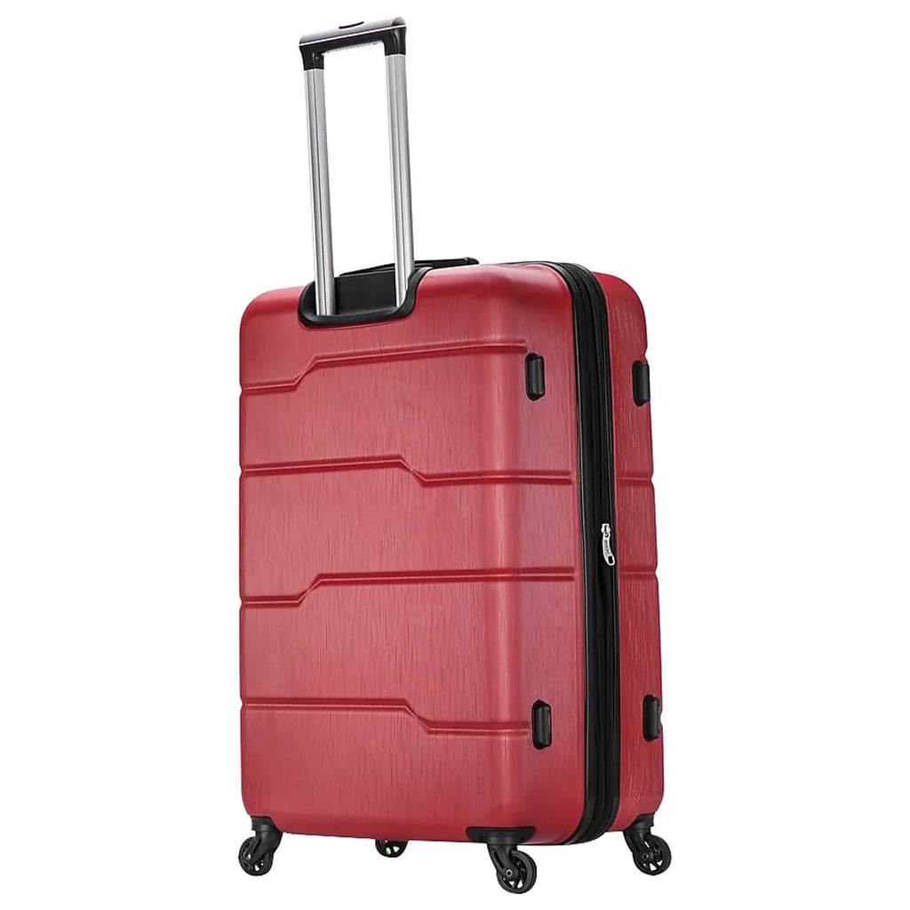 Red RODEZ (DKROD00L-RED) Plastic Luggage Spinner DUKAP 4-Wheel