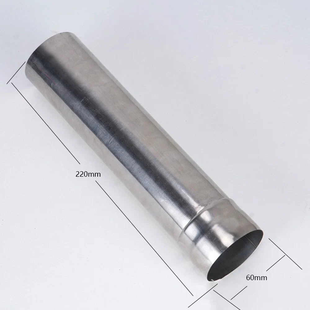 Heating Steel Chimney Firewood Tube, Stainless Tube and Stove Net Portable Tent moobody Stoves Accessory, Camping Chimney Camping Straight Bent for