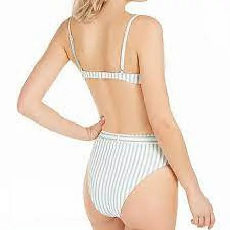 US Lydia X-Large Top, Swim Striped Bikini WeWoreWhat JADEITE Underwire