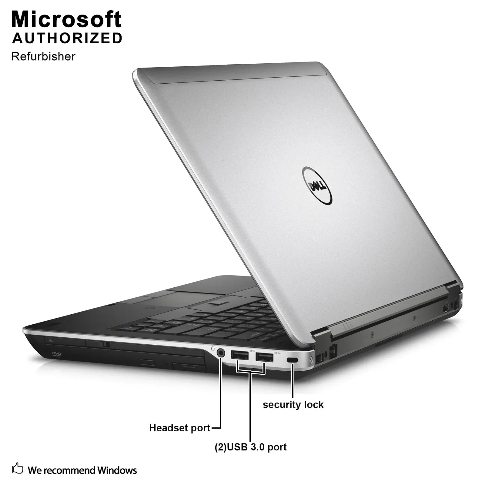 Latitude HDMI, Grade Dell 64 DVDVGA, Business Used I3-4000M E6440 A 14 DDR3L, 10 2.4GHZ, SSD, 512G Pro Core 16G Laptop, Windows Intel Bit-Multi-Language(EN/ES/FR)