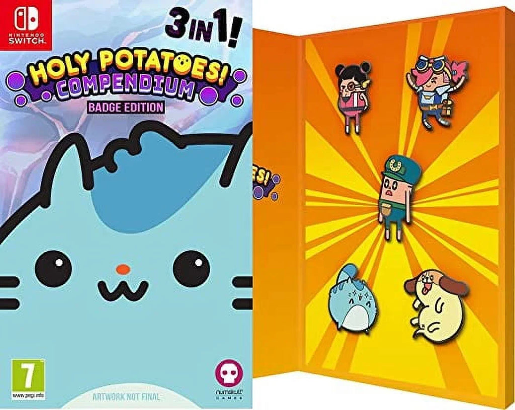 Collection Game Nintendo Switch Holy Potatoes Compendium 3 Run Edition Badge Limited