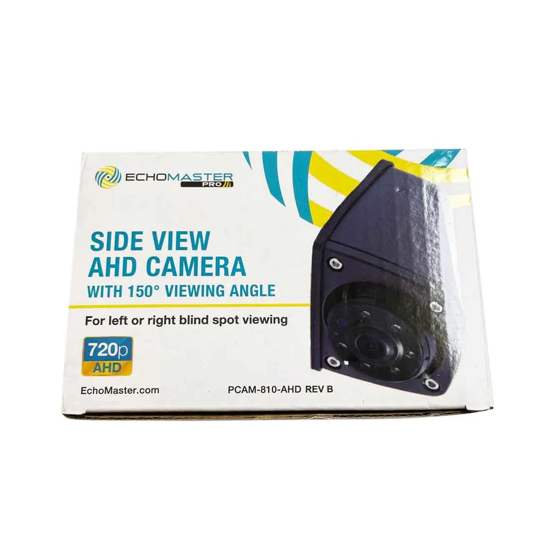 AHD 150¡ã Side REV Angle Viewing Camera PCAM-810-AHD B 720p View w/ EchoMaster