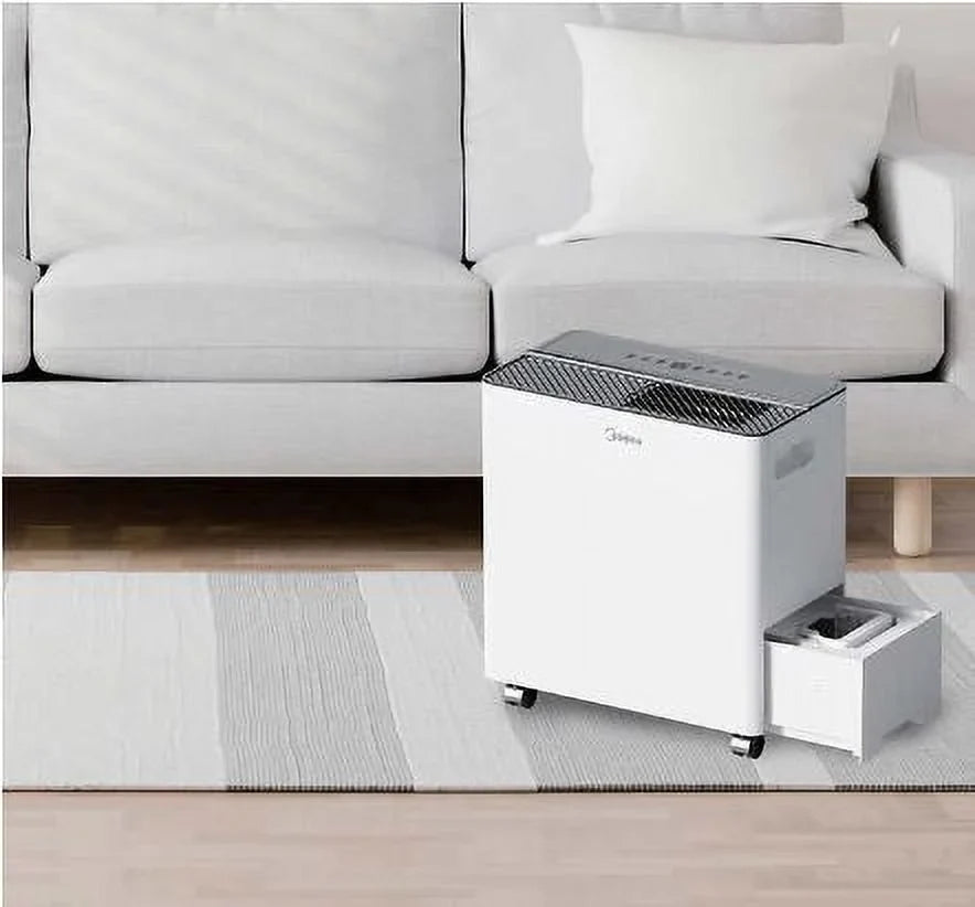 50-Pint with MAD50PS1AWT-C. Dehumidifier Energy Star Midea Google. Pump, Wi-Fi. Works Built-in .Model Smart and Alexa Certified with