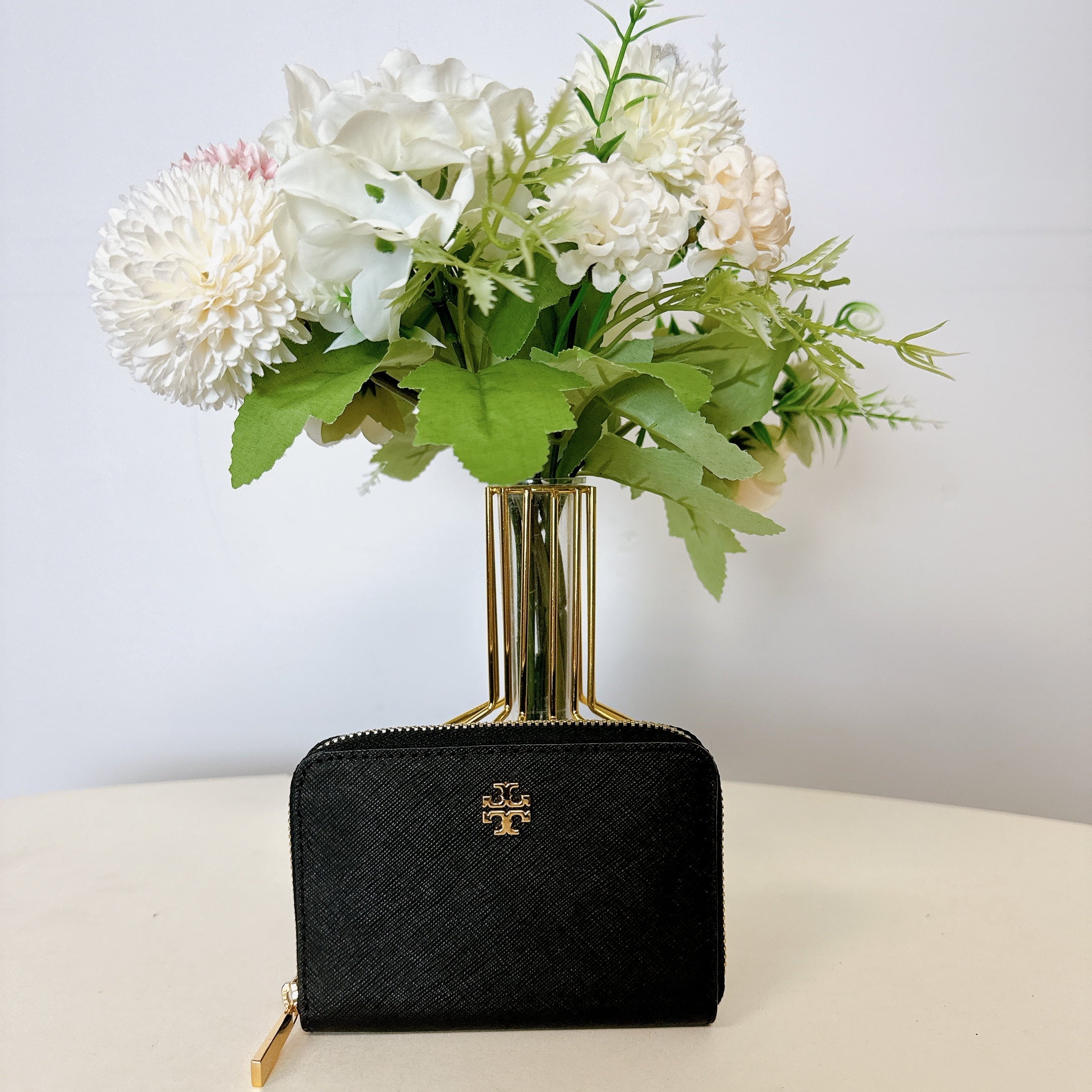 Zip Emerson 52903 Coin Case Burch IN Tory Wallet Black