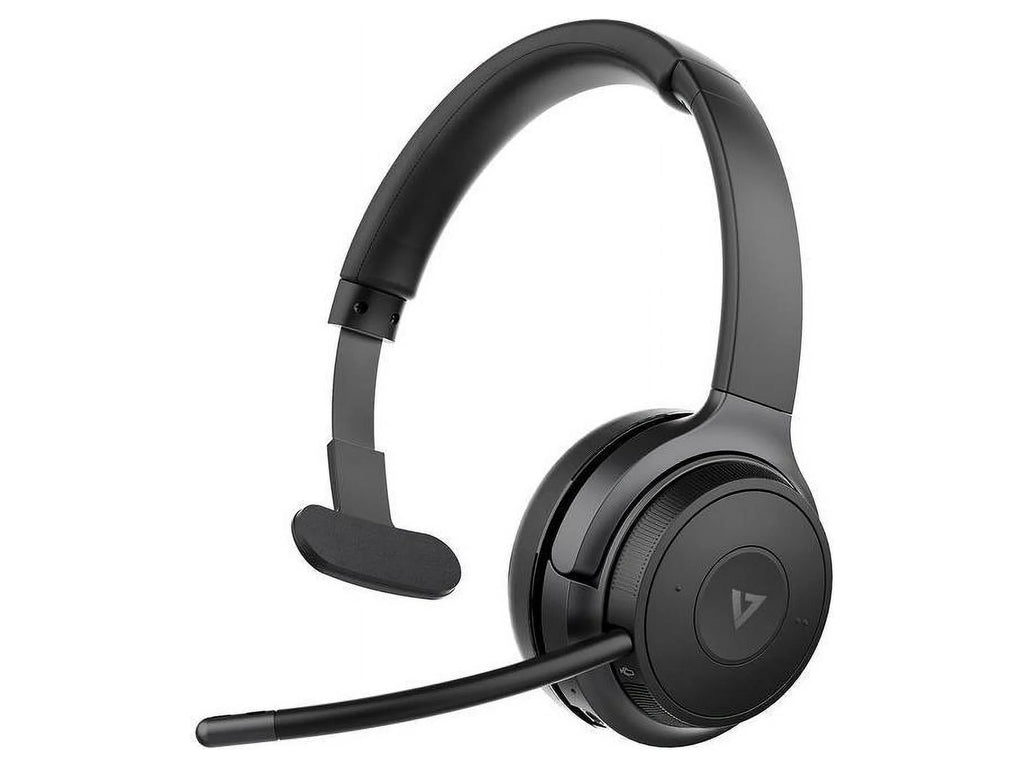 Gray/Black Headset Ear V7 On Mono (HB605M) Wireless