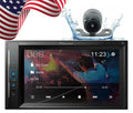 Bundle Car Camera Backup Pioneer Receiver + Rearview XX-20C DMH-240EX Touchscreen 6.2"