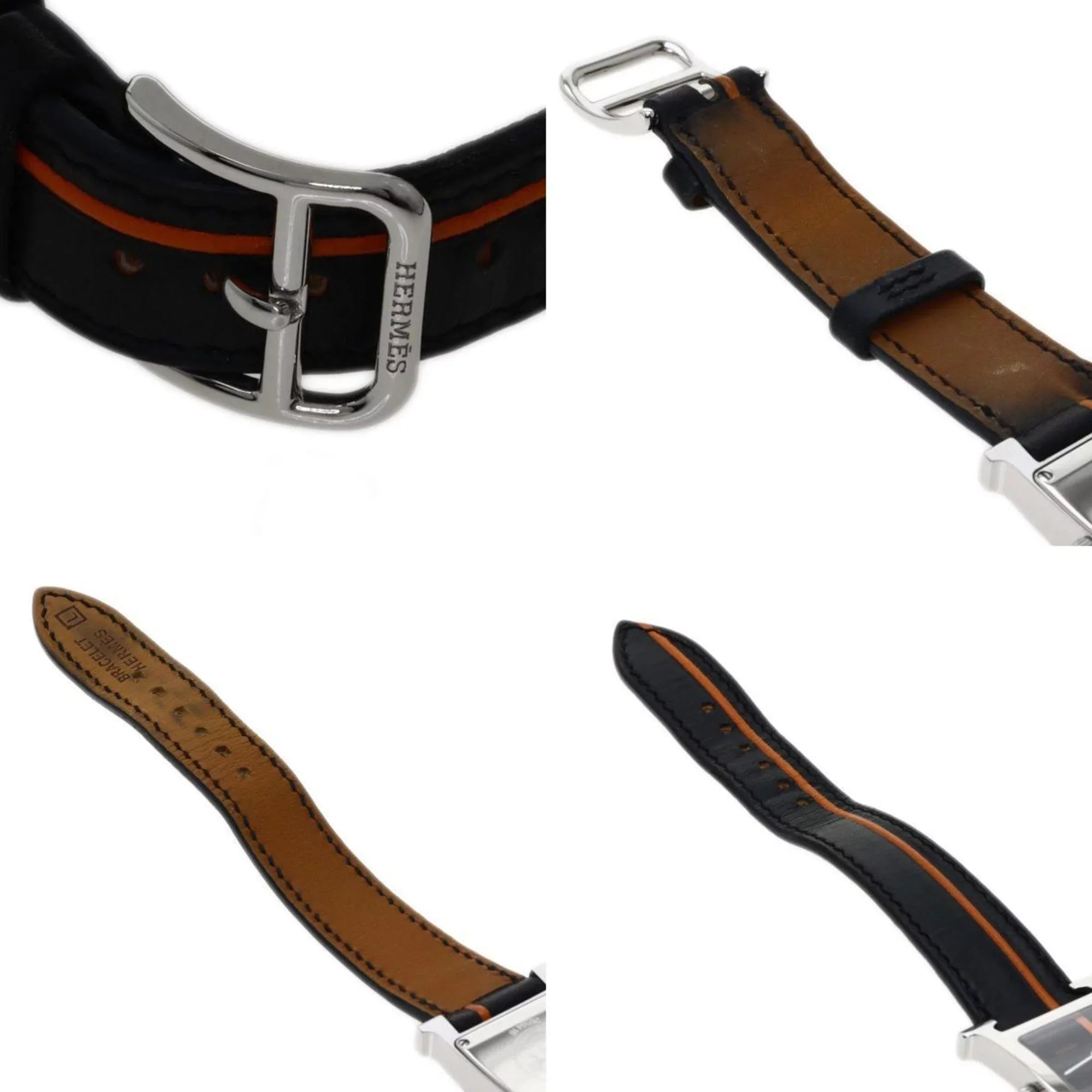 HH1.210 HERMES (Good) Pre-Owned Wristwatch Women's Stainless H Steel/Leather Hermes Watch