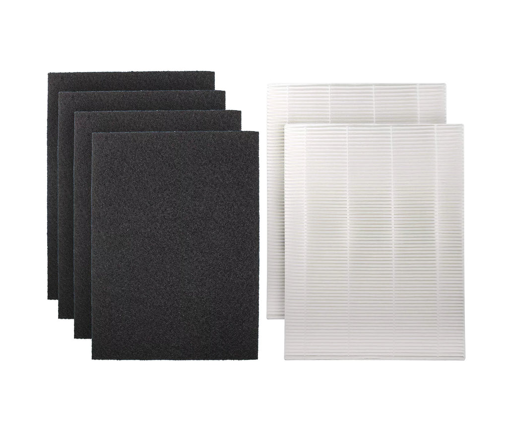 Purifier, Carbon AP-1216-FP with 4 2 Coway Air Tower Compatible AP-1216L HEPA Replacement Set Filters