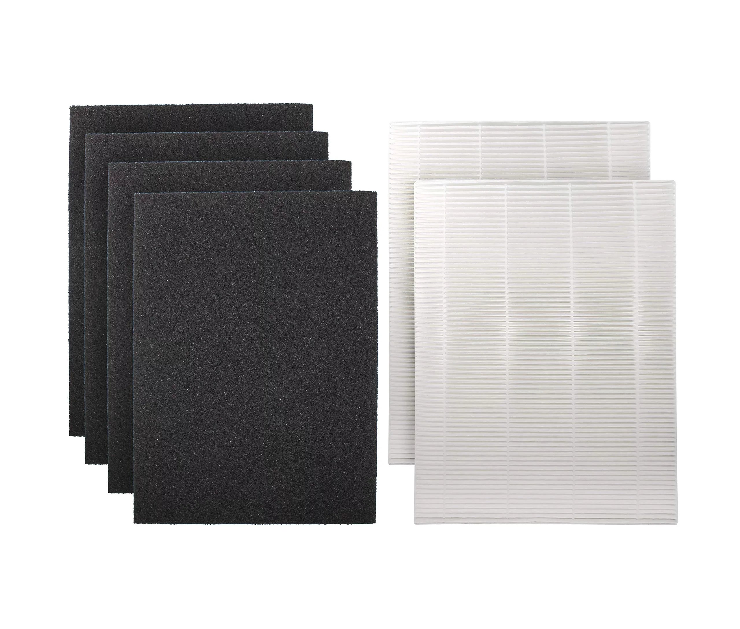 Purifier, Carbon AP-1216-FP with 4 2 Coway Air Tower Compatible AP-1216L HEPA Replacement Set Filters