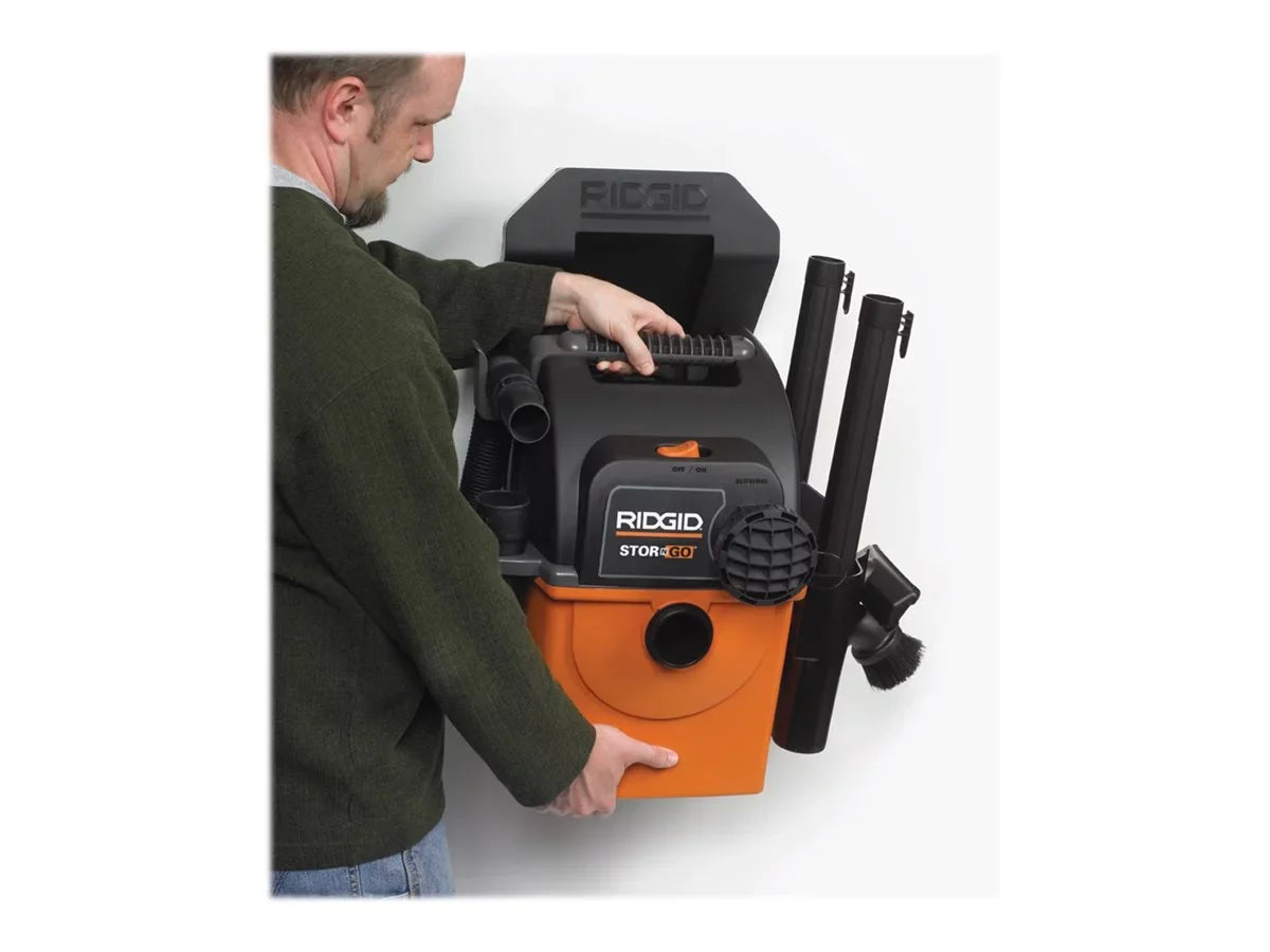 WD5500 Cleaner Stor-N-Go - - - Vacuum Ridgid Handheld Orange