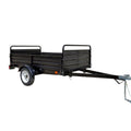 Powder-Coated) ft. 5 Utility 7 Trailer Purpose ft. x (Black Multi