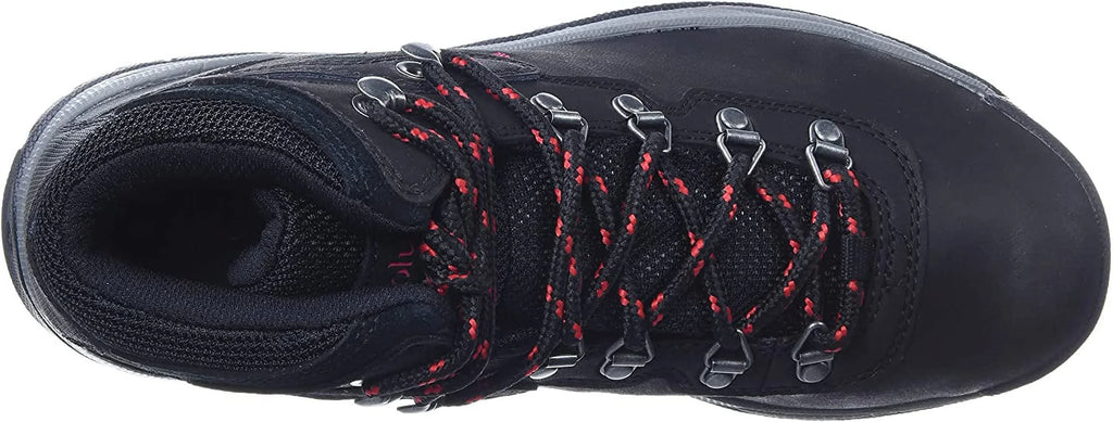Boot Womens Wide Ridge 10 Columbia Black/Poppy Newton Red Plus