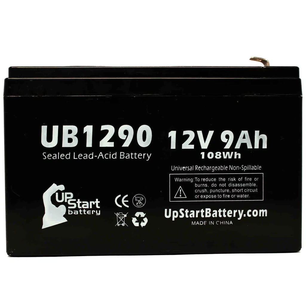 F1 UB1290 - Adapters 9Ah, Universal Includes 9000mAh, 280ES F1 Battery Terminal, (12V, AGM, 8 - Terminal SLA) Acid Battery Lead to Pack - Opti-ups Sealed Compatible Replacement F2 4x