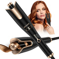 Temps,Salon Barrel 1" Curling Irons,Curling Rotating Iron Hair,Gold Large with NEXPURE Professional & Curl 4