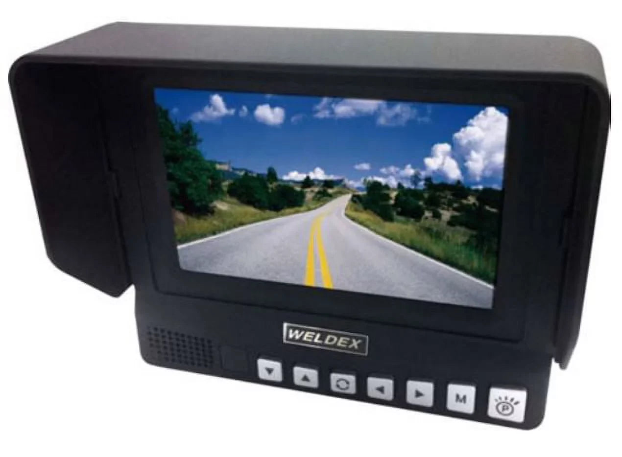 7" with Up WDRV-7043M, Back camera LCD inputs Monitor Color 3