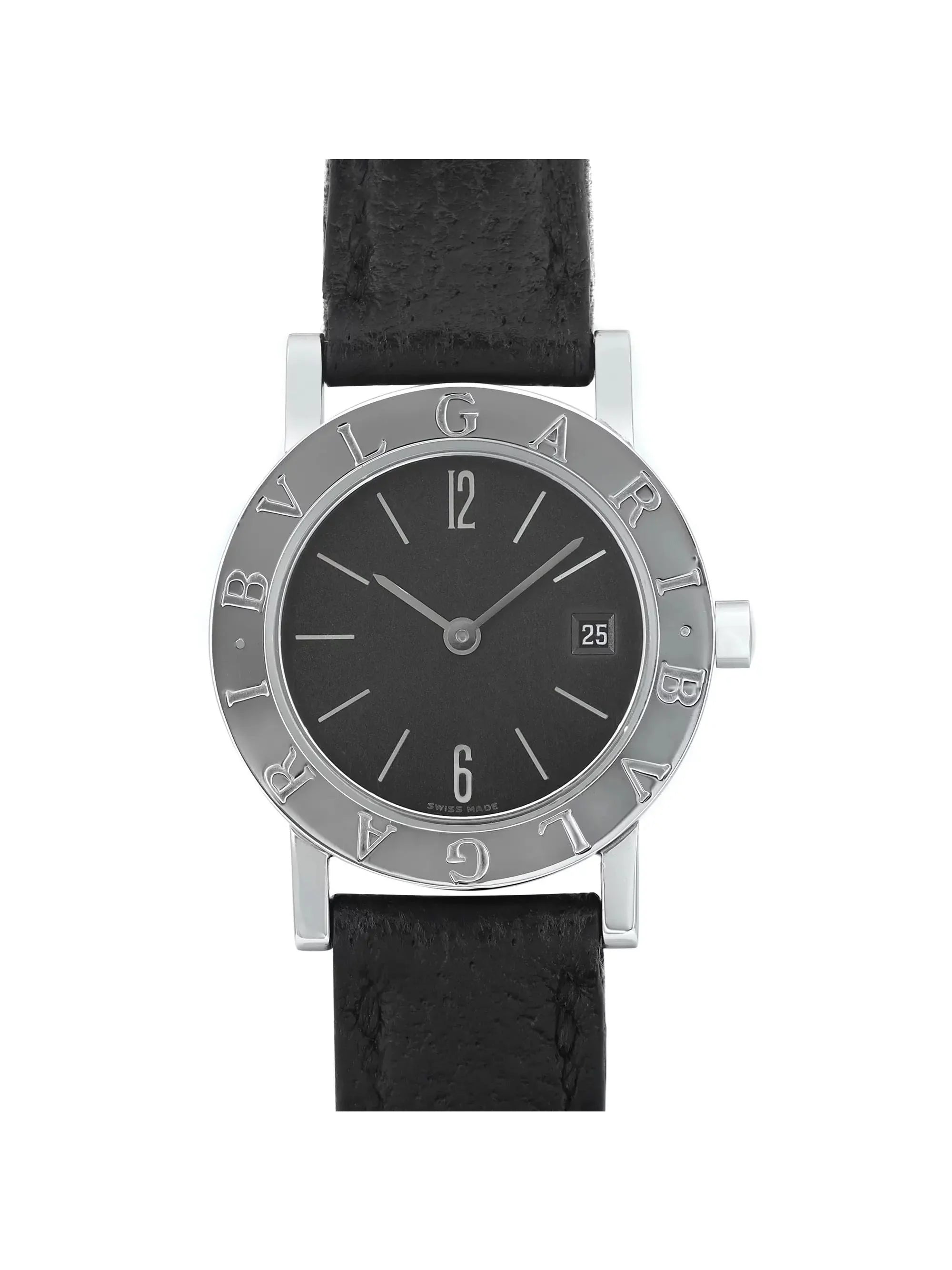 SLD BB Steel 26mm Black 26 Ladies Bvlgari Bvlgari Quartz Dial Watch