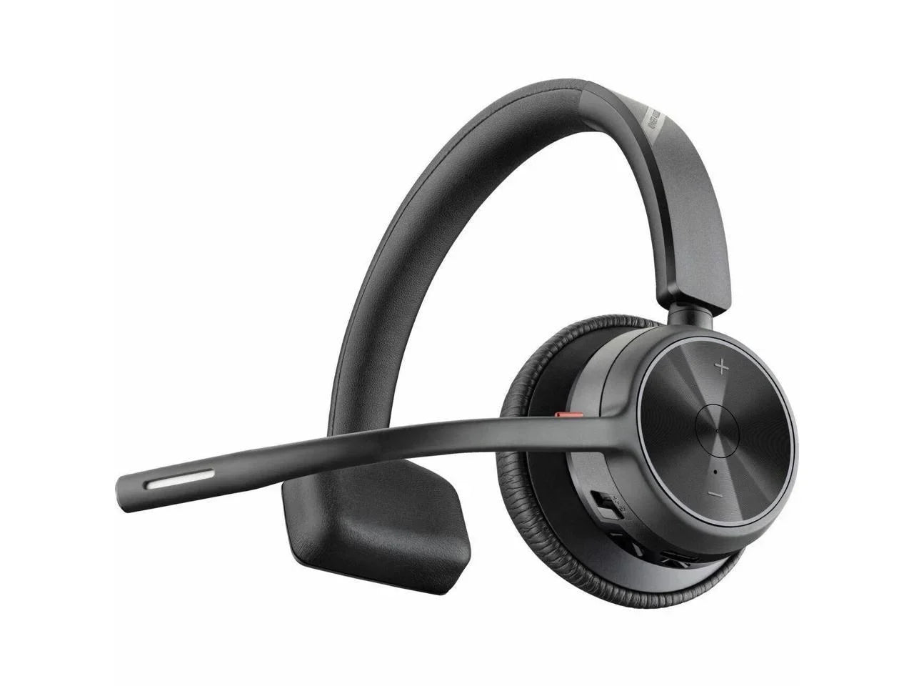 Ear-cup - - Assistant - - Wireless - 298.6 Headset kHz Voyager Hz - Electret Mono - - Charge Bluetooth with Monaural Over-the-head, - - Poly Google 20 Siri, ft 20 On-ear USB-C Condense... - 4310 Stand
