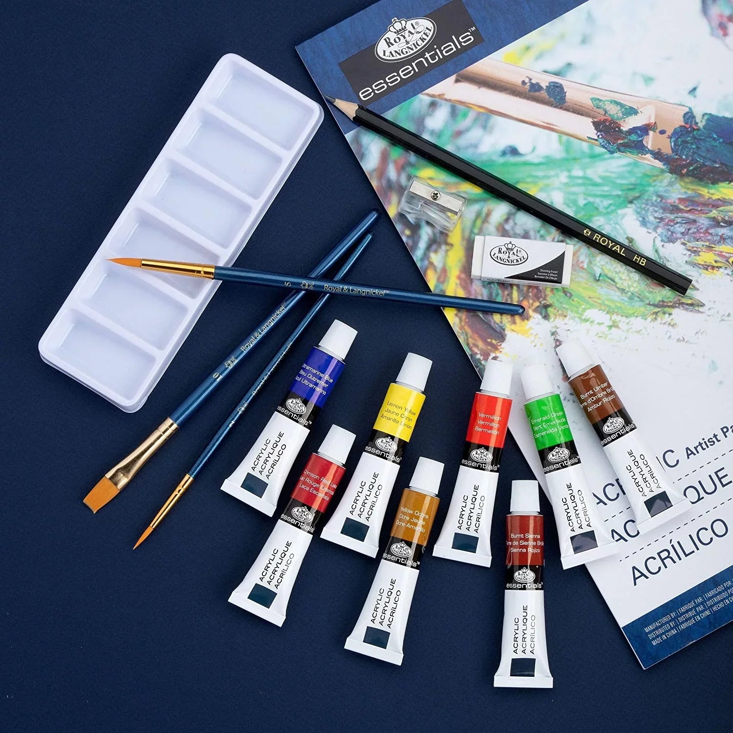 Painting Box & Set Essentials Piece Acrylic Langnickel Royal 21