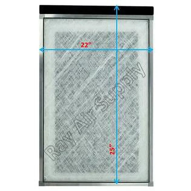 MicroPower RAYAIR Replacement Filter Compatible 22x25 22x25 Guard (3 Air Refills SUPPLY Pack) Pads with Cleaner WHITE