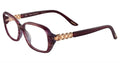 Stripe Purple VCH 06Xd S 155 Eyeglasses Chopard