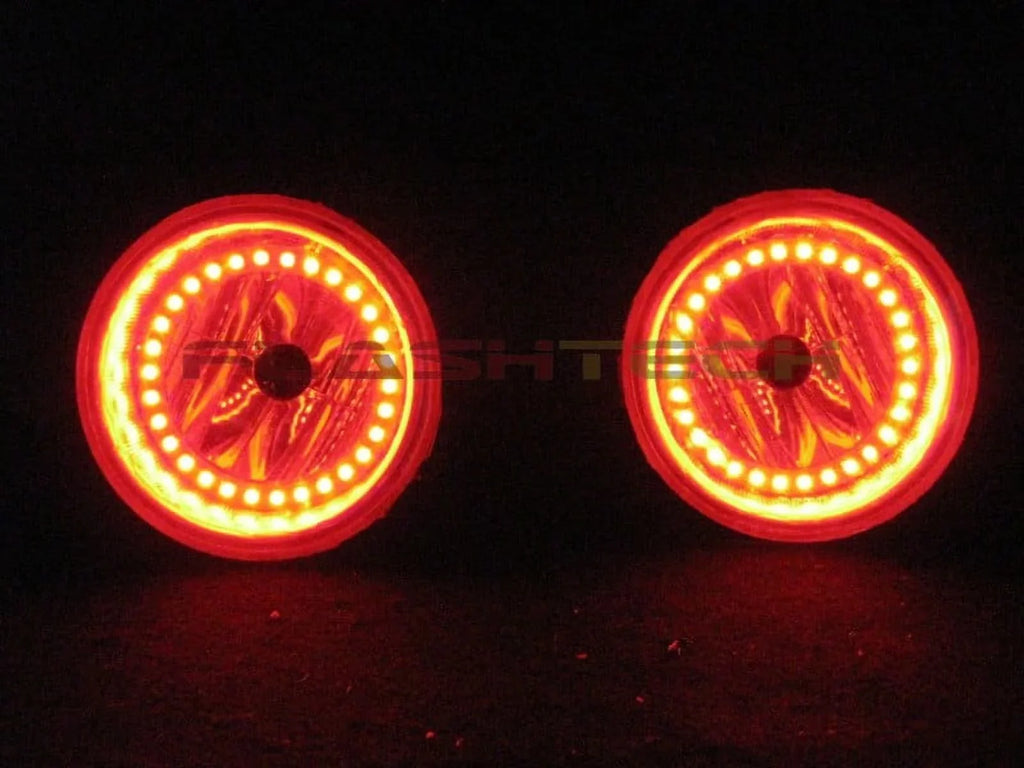 Fusion Wifi Remote LED Dodge Halo Kit Change with Flashtech Color Light RGB Ring Fog Caliber 07-12 Color for Multi V.3