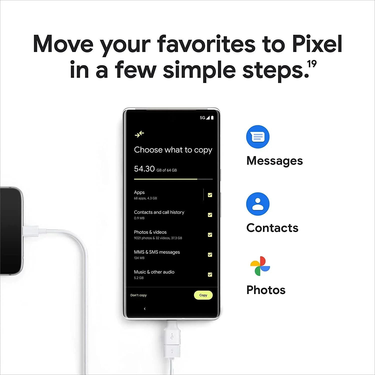 White) like 6 Google Verizon Pro Pixel 128GB (Cloudy New Cellphone-
