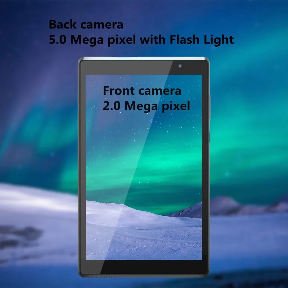 MP Tablet RAM2GB+ROM32GB Quad GPS, Camera, Core Tablet, Bluetooth, Tablet, 8.0 FM Black inch Android Wi-Fi, 11 IPS 8 Screen, Tablets PC
