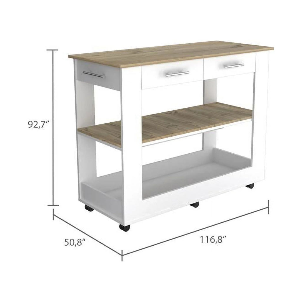 with Utility Kitchen Home 2-Piece Wood Sink Set Island and Square