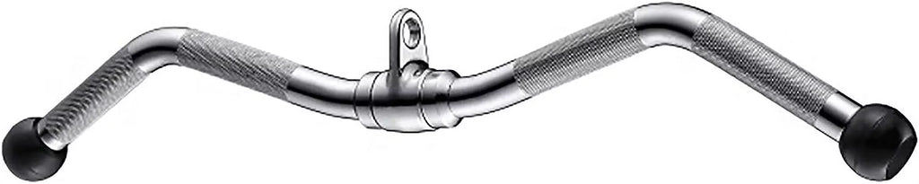 Hanger, Attachment, Accessories Machine Attachments, Down Curl with Lat Machine Pulldown Down Pull Tricep Knurled Lat Grip Cable 30" Long Bar Revolving Press Lat Cable Equipment Bar & Gym Bar