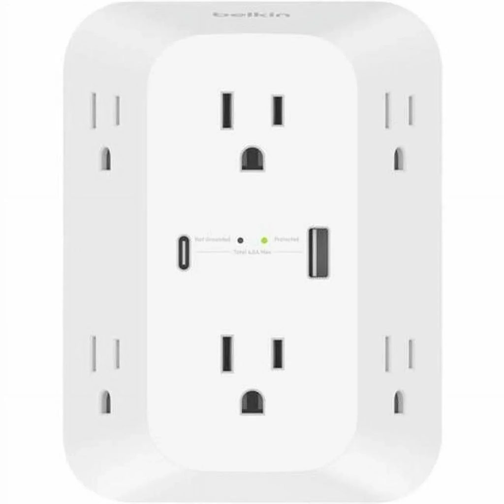 (wall output - connectors: protector 8 - - Belkin AC mountable) Surge