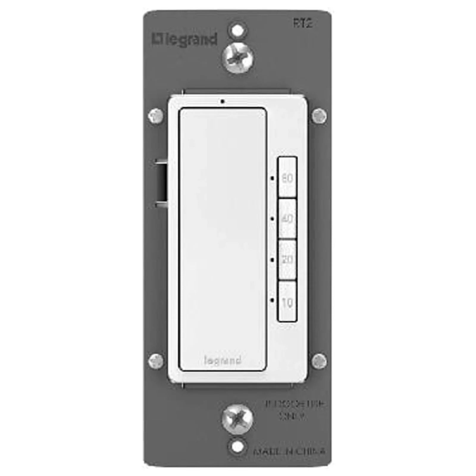Timer Legrand 4 60MIN Switch Pass WHT Pack & Seymour