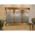 Featherstone OFR1012 Round Copper-Green Olympus Rustic Adagio Falls Wall Fountain -