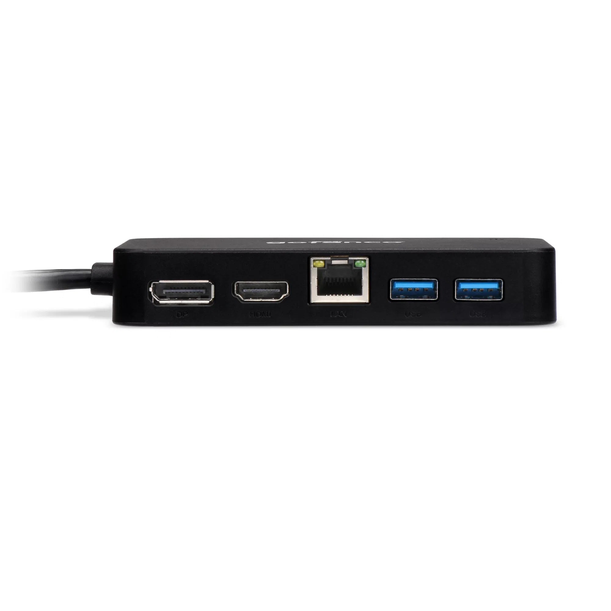 Pro, Adapter PC Dock/Docking Output and Gigabit with to DisplayPort, DisplayPort(Thunderbolt or Thunderbolt and Ethernet HDMI, Hub MacBook for 2 - Video HDMI DP Station Surface gofanco 2) 3.0 USB Mini