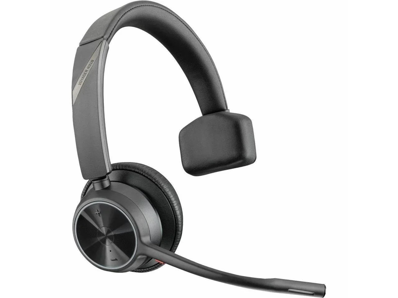 Ear-cup - - Assistant - - Wireless - 298.6 Headset kHz Voyager Hz - Electret Mono - - Charge Bluetooth with Monaural Over-the-head, - - Poly Google 20 Siri, ft 20 On-ear USB-C Condense... - 4310 Stand
