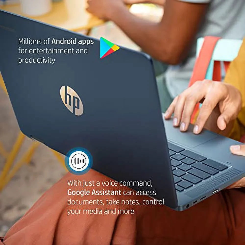 Touch OS, 600, 14a-ca0790wm Forest X360 Celeron HD Chromebook, Graphics HP 64GB Teal, eMMC, 14" Intel UHD RAM, N4120, Intel 4GB Chrome