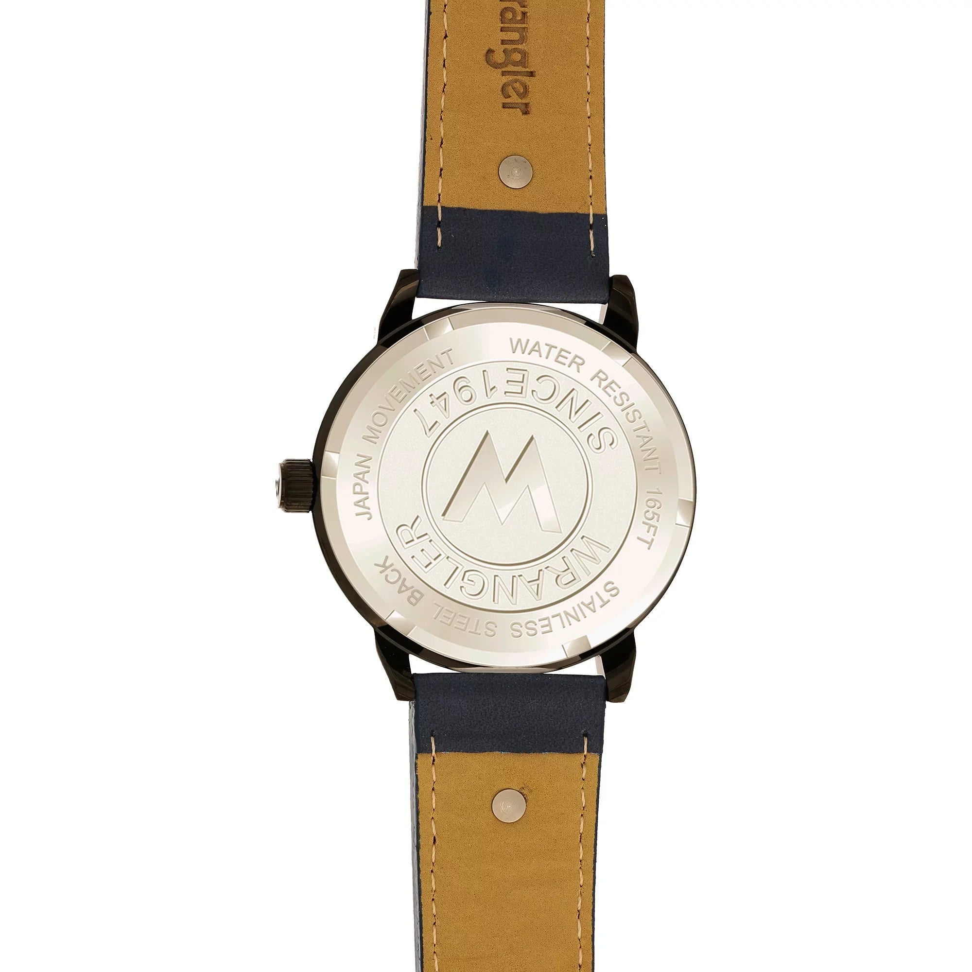 Strap 48.5mm Dial, Black Blue Watch Wrangler