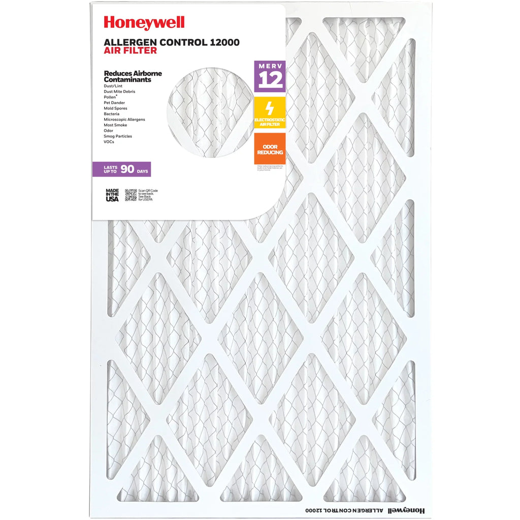 MERV Honeywell Pack Air Filter- Furnace 14x20x1 HVAC 4 12 Pleated