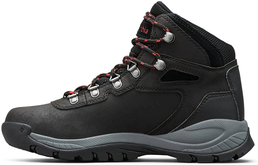 Boot Womens Wide Ridge 10 Columbia Black/Poppy Newton Red Plus