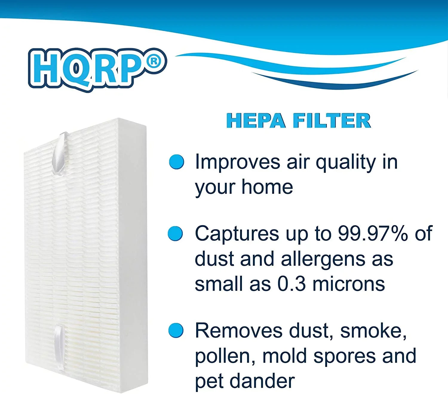 Compatible HPA090 Filter Replacement 2-Pack HPA-250 with HPA300 HEPA HRF-R2 models HPA-200 HRF-R1 HPA-300 HPA-100 HPA200 fits HPA250 HPA100 HRF-R3 HQRP Filter HPA-090 R Honeywell