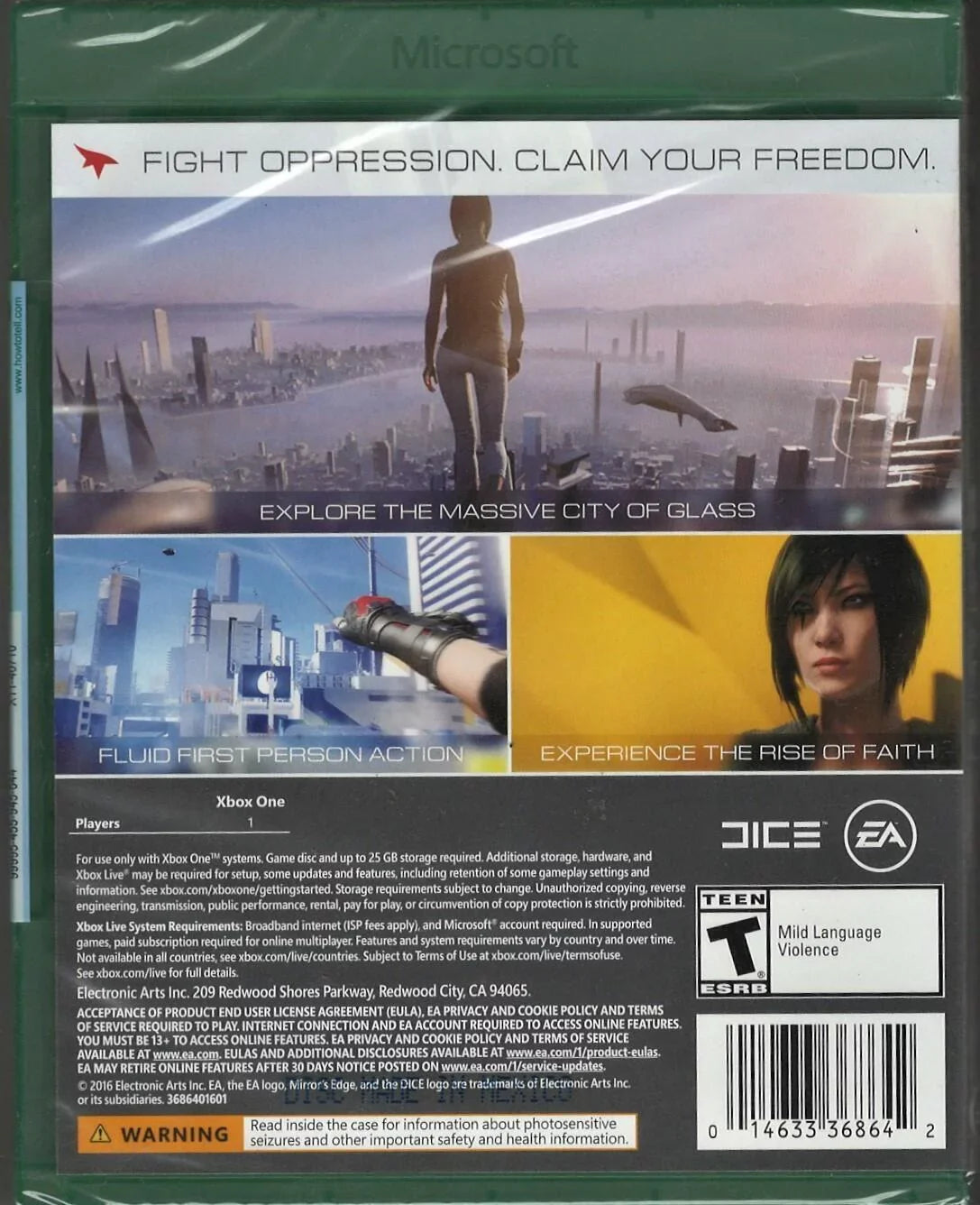 Sealed New Version) One,-0014633368642 Edge Factory One Mirror''s Xbox US Xbox (Brand Catalyst