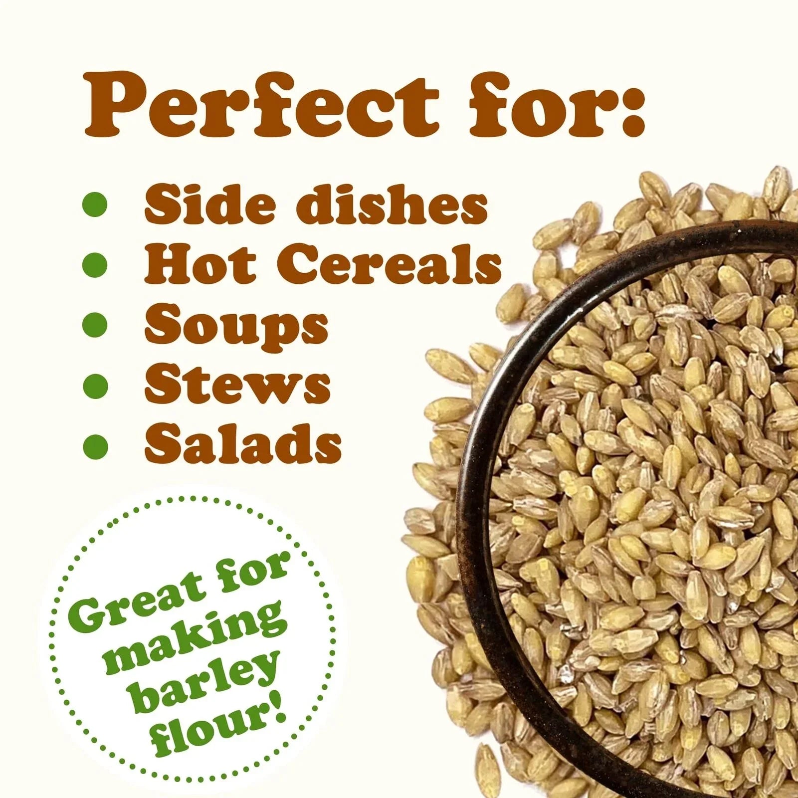 Food Kosher, Hulled Bulk Pounds Product Grain, ¨C Organic Raw, 2 Non-GMO, by Barley, ¨C the to of Live USA