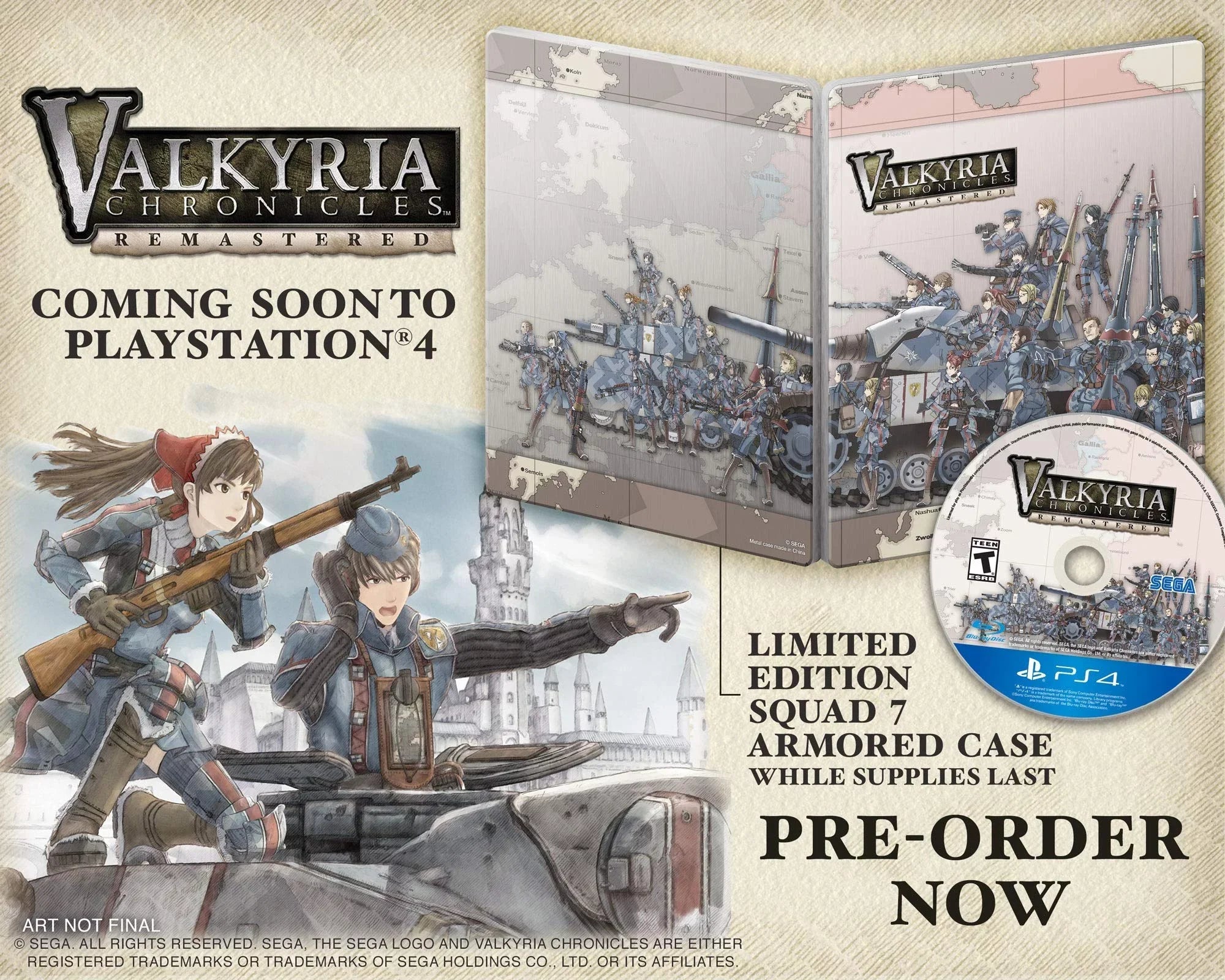 Edition PlayStation - 4 Standard Remastered Chronicles Sega Valkyria