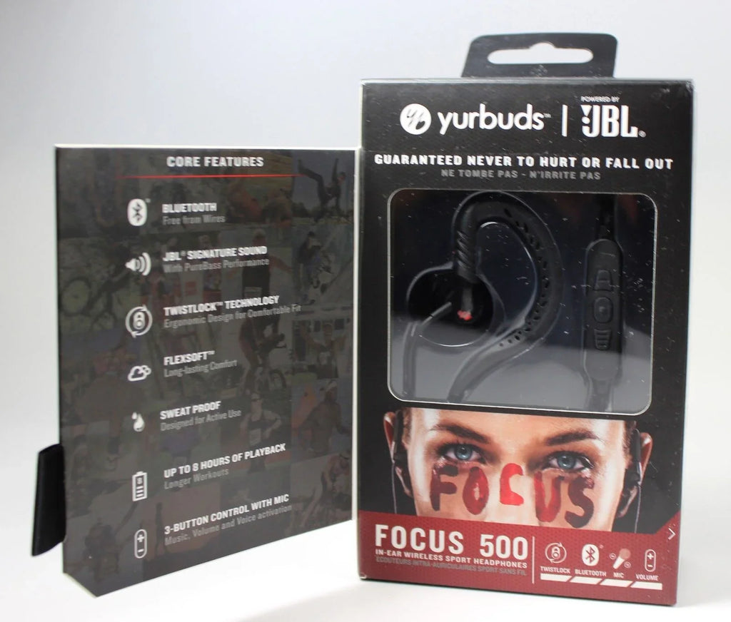JBLFOCU500BLK Headphones Wireless Focus In-Ear Sport JBL 500