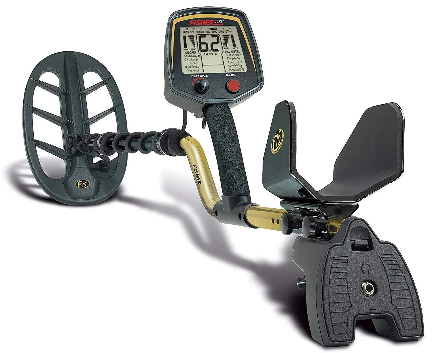 and Target Advanced Labs Fisher ID Metal Visual Detector Audio Research F75