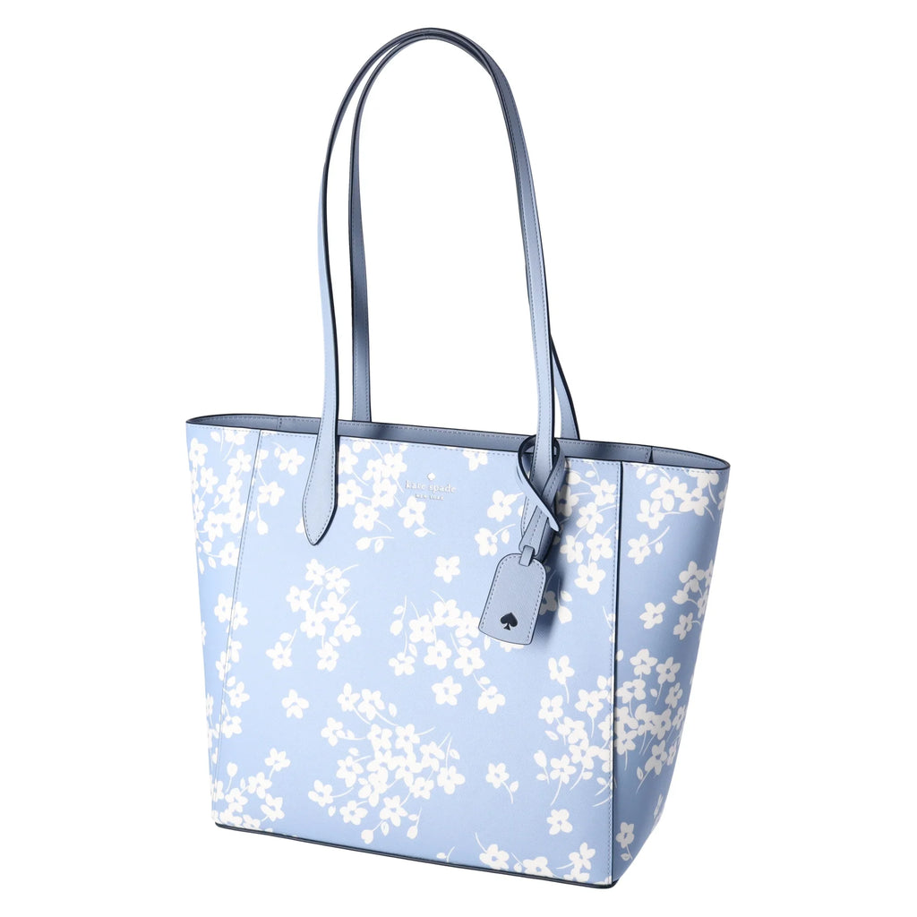 Seet Kate New Bag Flora Shoulder Tote Dana Spade Work Purse Muted York Blue