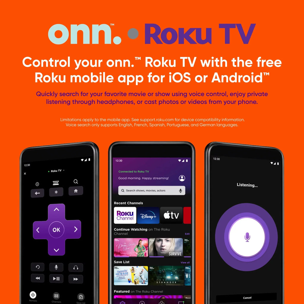 Rate, QLED Refresh (100071705) Dolby Dimming, HDR Smart with Effective and 120hz Local Roku Atmos, onn. (2160p) 4K UHD TV 65¡± Dolby Vision,