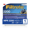3M, Filter HVAC Furnace Elite Filtrete Allergen 2200 MPR, 1 Air Filter, by Reduction 20x20x1,