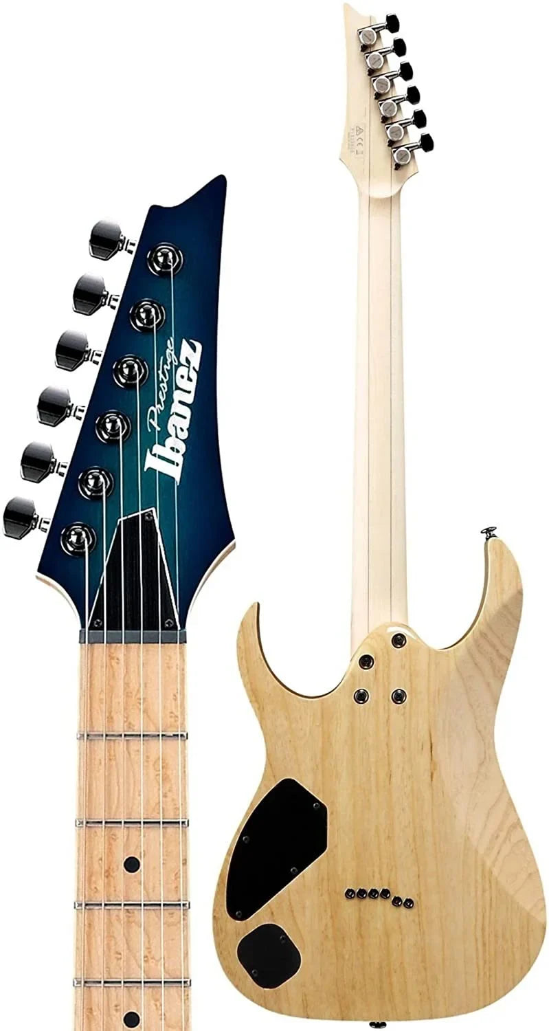 Ibanez Burst Electric 6-String RG Series RG652AHMFX Green Nebula Guitar Prestige