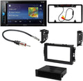 Car Camera, and Kit - w/OEM Kit DVD Radio KIT2128 for Double Stereo - with Dash Din Bluetooth 2007 Touchscreen / Installation Bundle Chrysler Backup Pioneer DVD Nav Multimedia Aspen